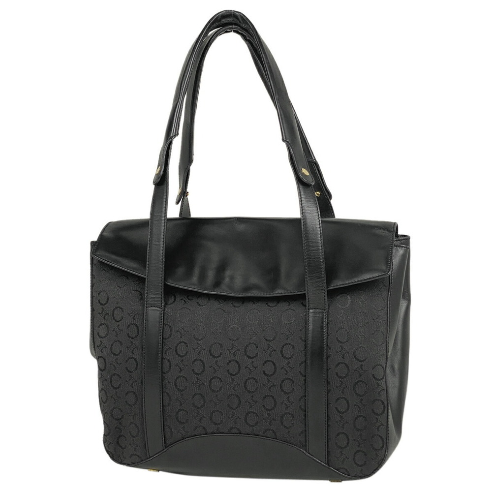 Celine Macadam tote bag logo canvas black